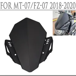 Motorcycle Windshield Windscreen Front Wind Deflector Guard For YAMAHA MT07 FZ07 MT 07 FZ 07 2018 2019 2020