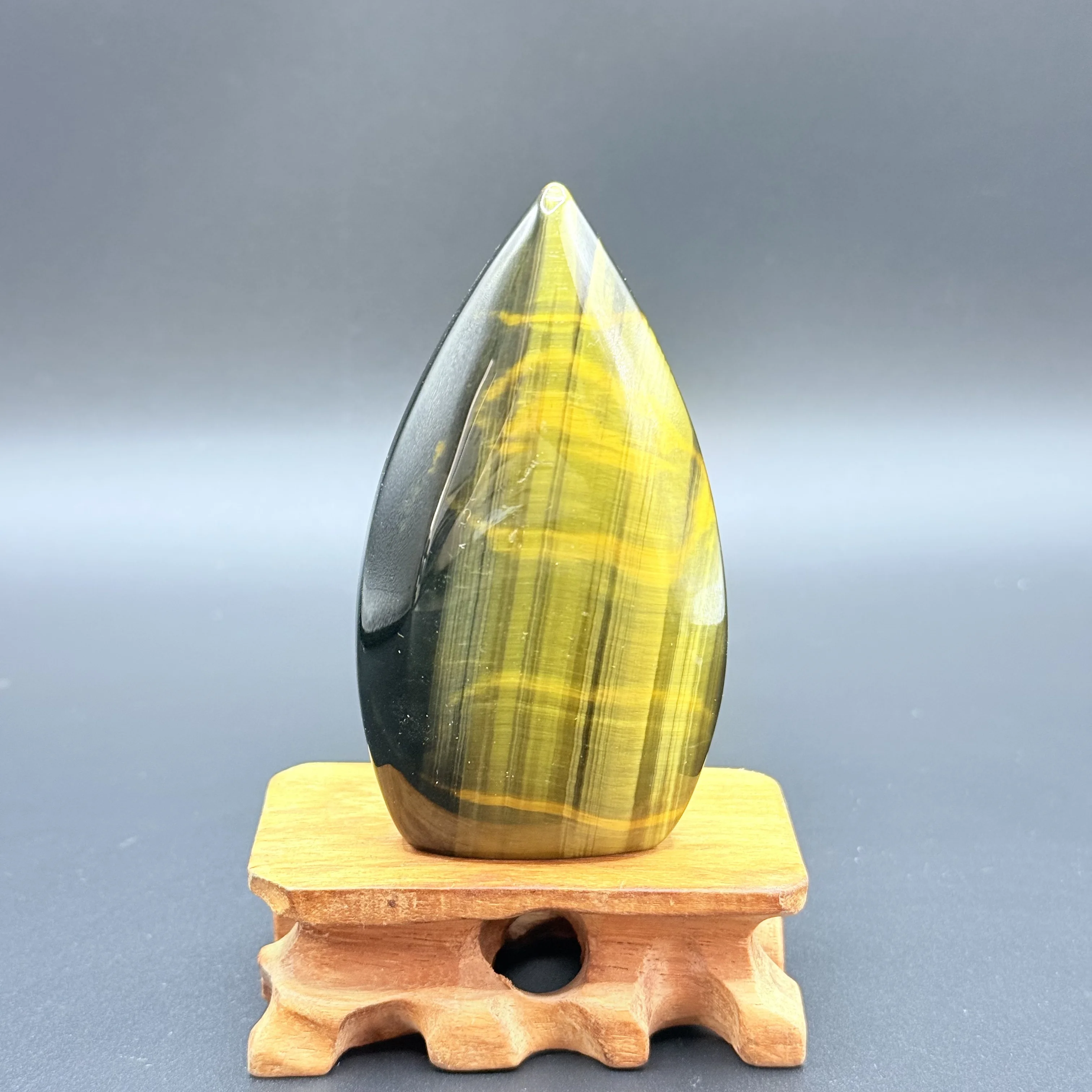 Natural High Quality Blue Tiger Eye Stone Free Form Torch Quartz Home Decoration Reiki Healing Energy Meditation Gift