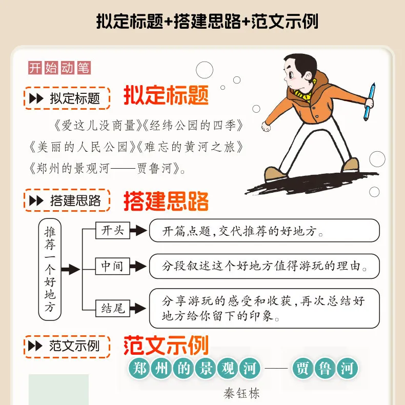 Elementary School Chinese Sync Composition Workbook | Excellent Model Essays & Expert Writing Guide