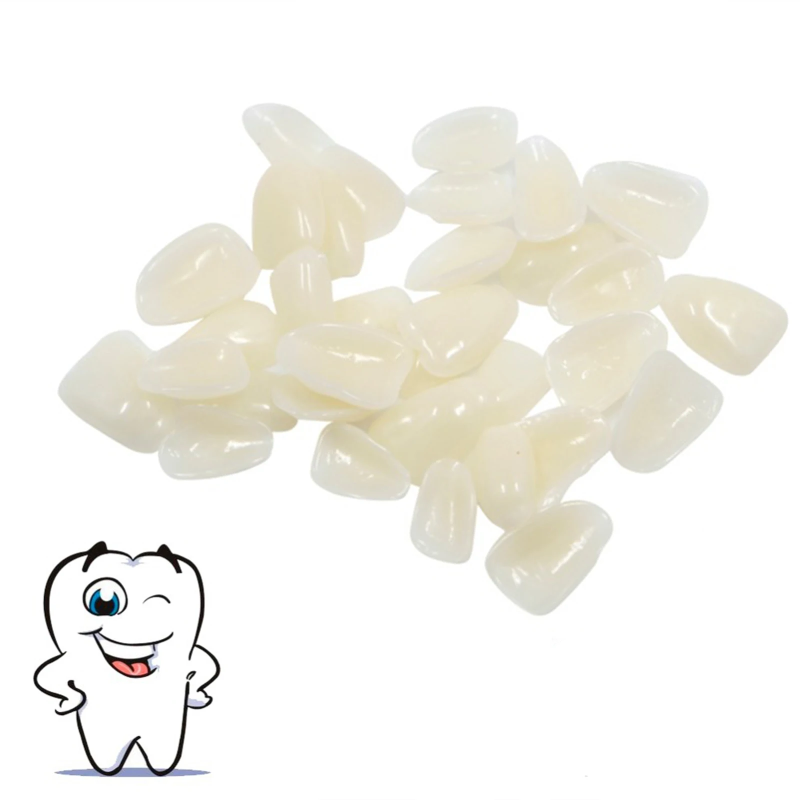 Temporary Dental False Teeth Cover Anteriors Posterior Molars Removable Cover Non-Toxic Materials Teeth Cover