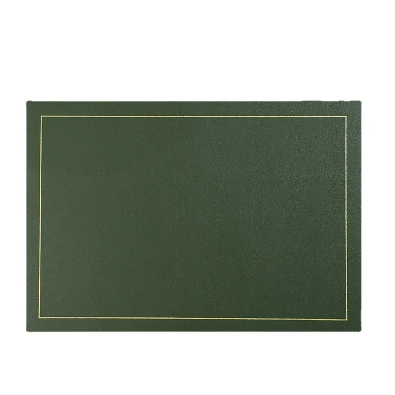 Two-color Leather Placemat Front and Back Double-color Thermal Insulation Anti Scalding Anti Oil Stains Dining Table Decor Mat