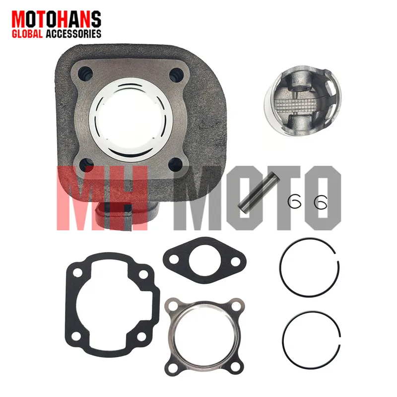 

JOG70 3KJ MBK OVETTO 47MM CYLINDER AND PISTON KIT WITH 10MM PIN 2T 70CC SCOOTER ENGINE PARTS