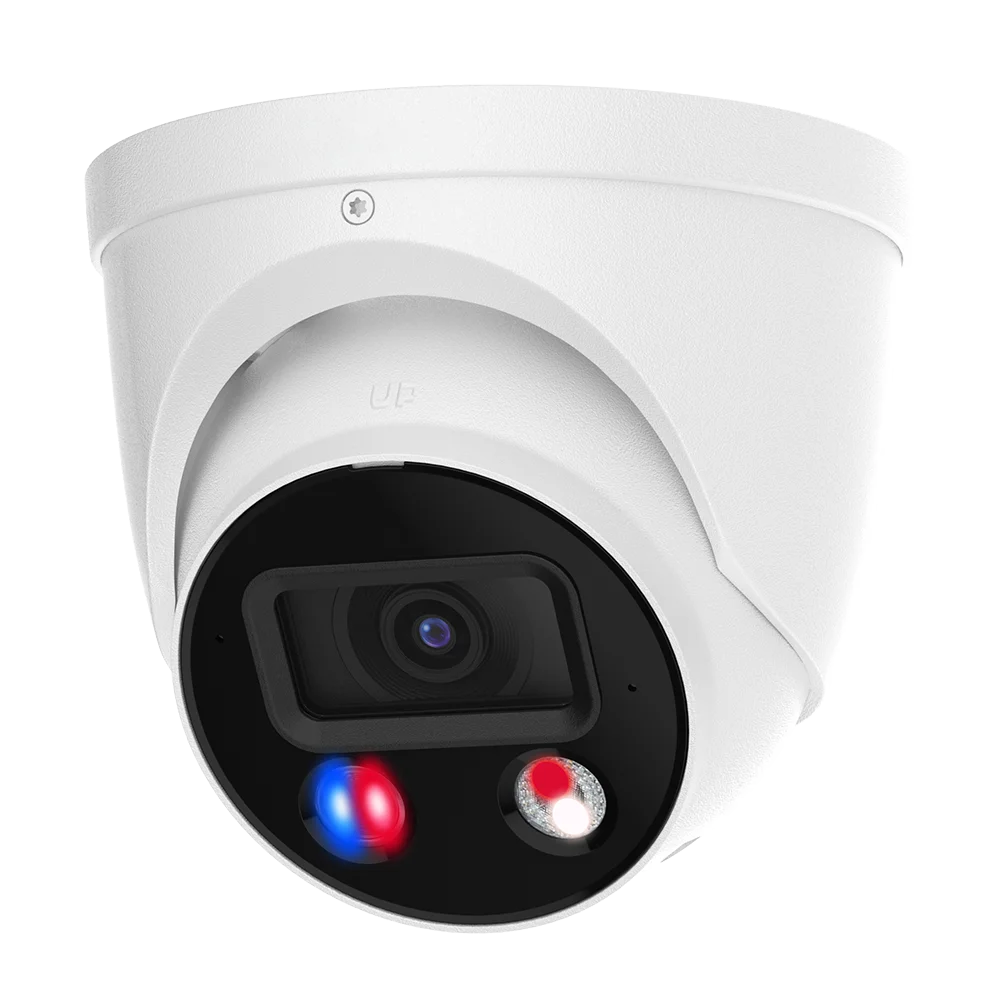 

8MP TiOC 4K Color IP Camera with Smart Dual Light Active Deterrence Two-Way Talk WizSense Sound Red Blue Light Alarm