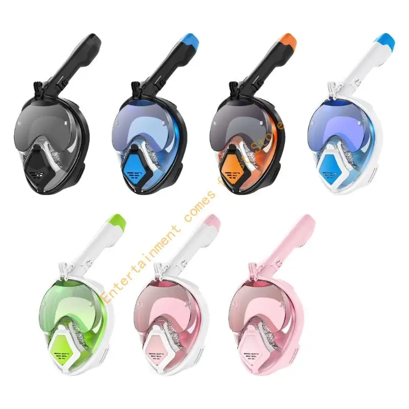 

55KD Underwater Scubas Whole Face Snorkel Mask AntiFog Goggles Swimming Equipment