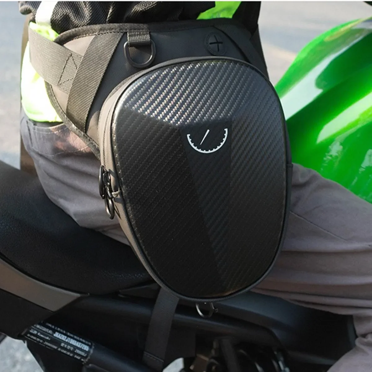 Outdoor Cycling Waist Pack Messenger Bag Sport Travel Mobile Phone Storage Box Hard Shell Crossbody Saddle Case Handbag Scalable
