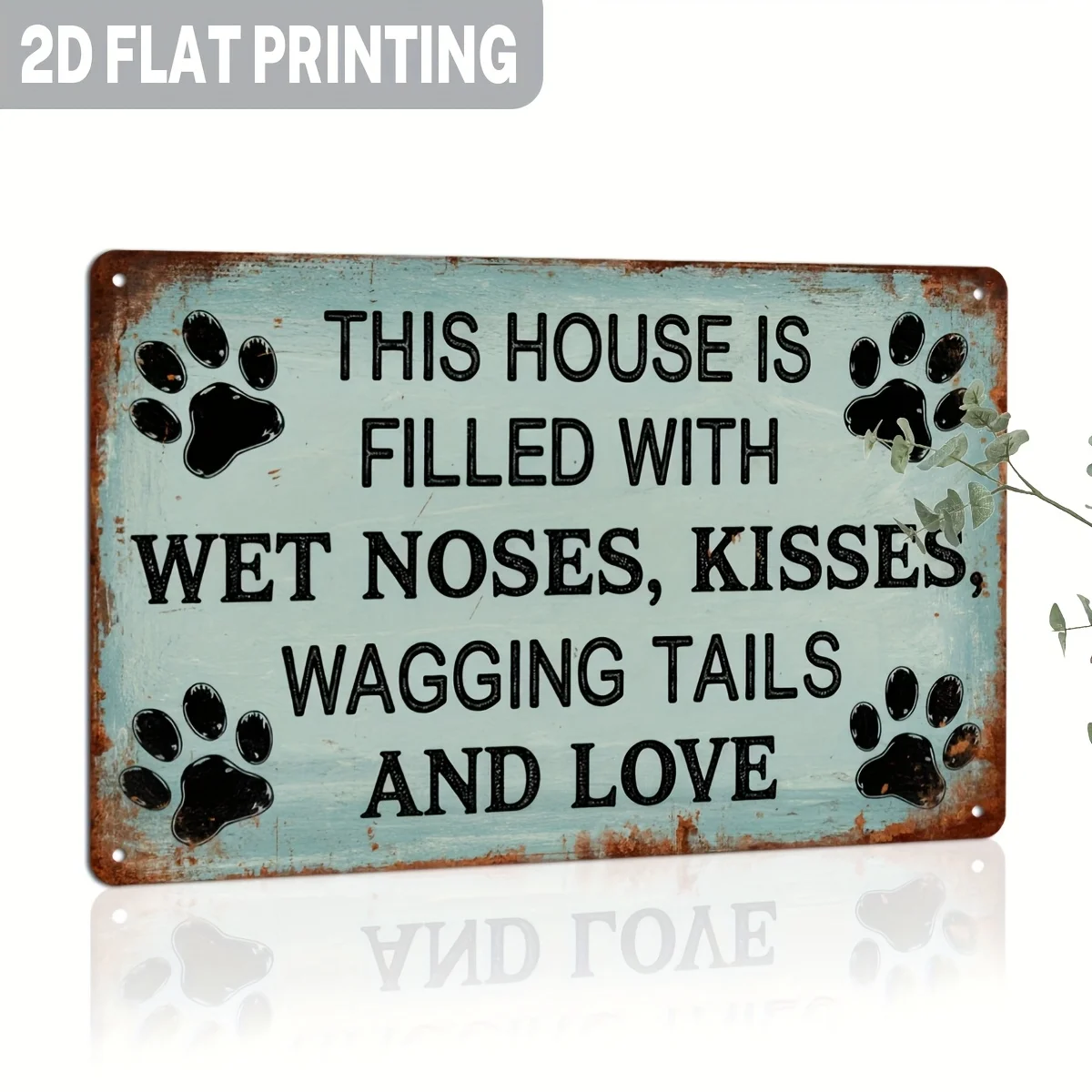 Fun Dog Lover Metal Sign - 