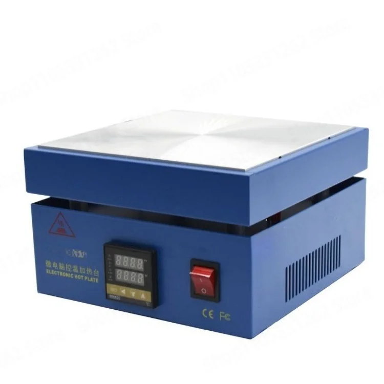 946C+ Microcomputer Controlled PCB Preheater, 200x200mm Constant Temperature Electric Heating Plate
