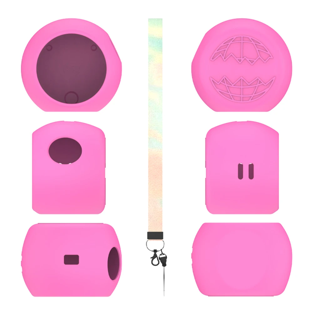 

Silicone Cover Case with Lanyard for Punirunes Interactive Digital (Pink)