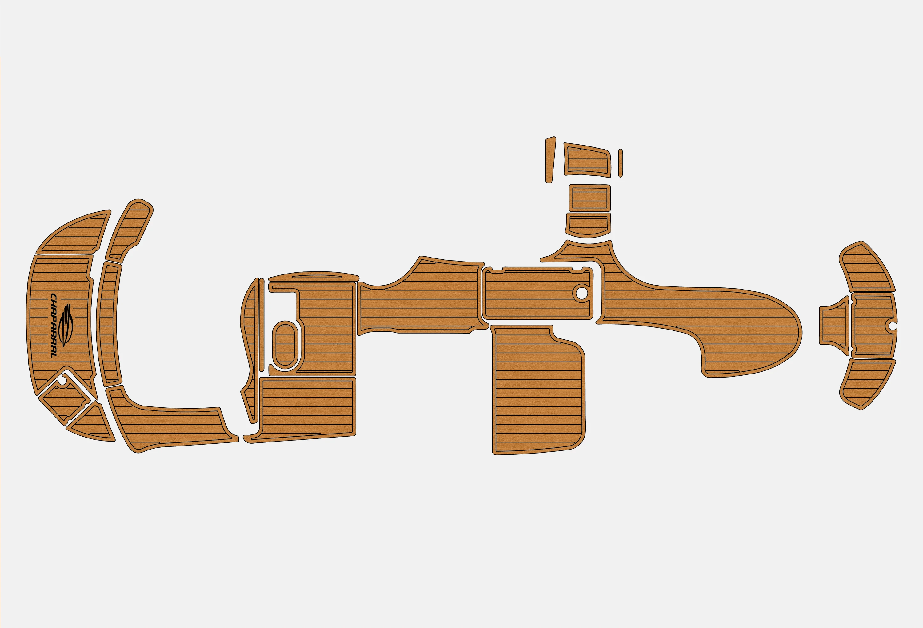 

Non-Slip EVA Faux Marine Mat Self-Adhesive 6mm Yacht Cockpit Pad for 2002-2003 Chaparral 242 Sunesta Boat Decking Easy Install