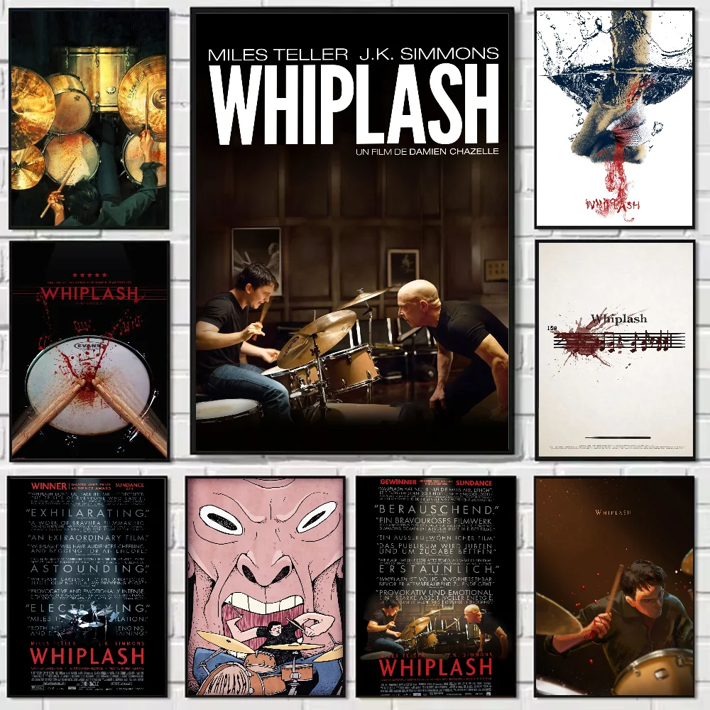 Póster de Whiplash clásico de película, arte HD, pared adhesiva, impermeable, hogar, sala de estar, dormitorio, Bar, decoración estética