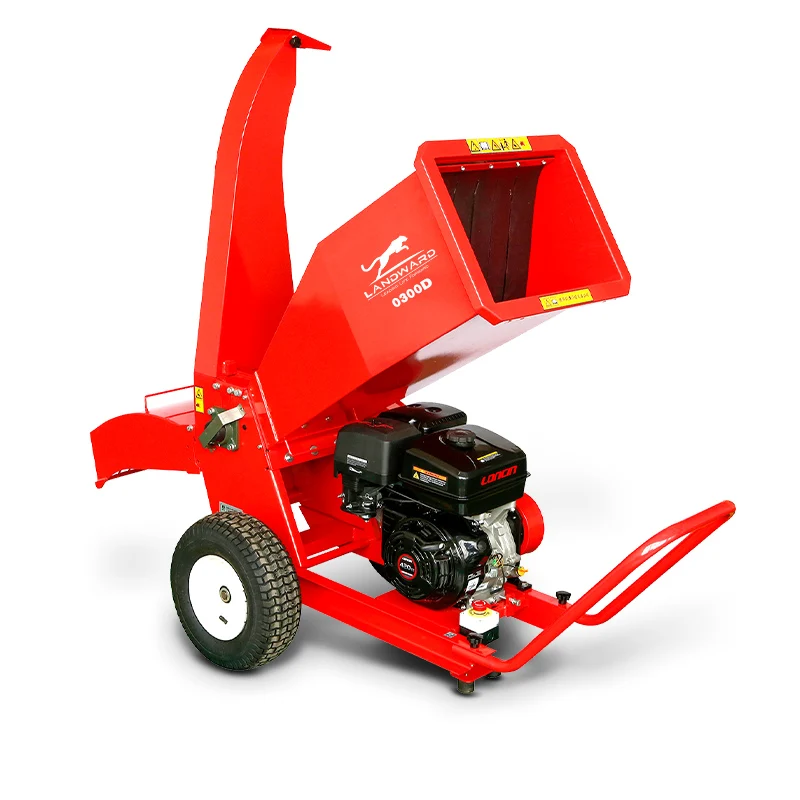 Mini broyeur de branches de jardin domestique, 15 HP, machine de découpe de bois efficace, petit broyeur de branches d'arbres personnalisé