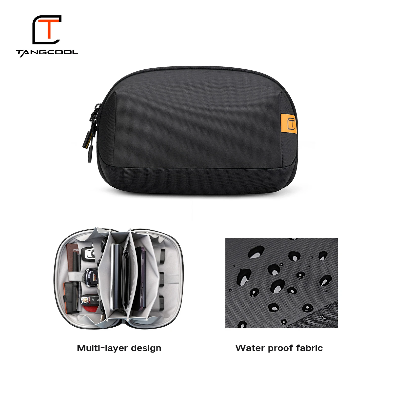 

Водонепроницаемый электронный органайзер 2026: портативный чехол для кабелей, зарядных устройств и внешних аккумуляторов