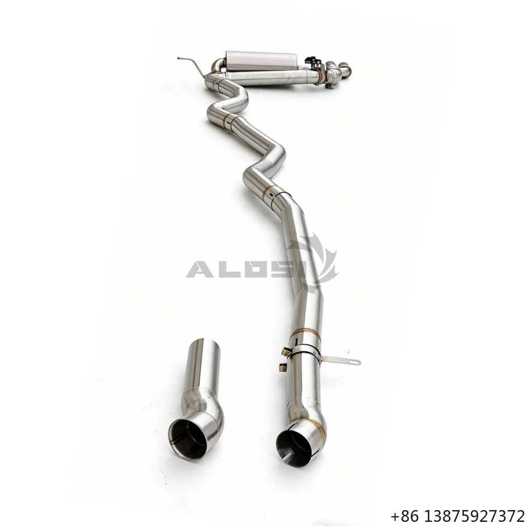 SS304 Valved Catback Exhaust System for 340i B58 F30 3.0T 2016 2018 Power Sound Racing Modification Upgrade