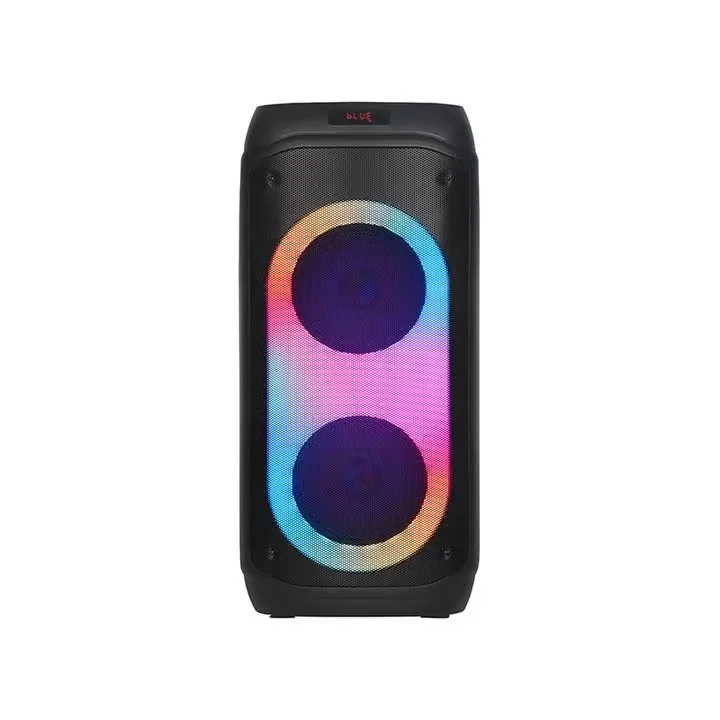 

Hot Sale Portable RGB LED Lighting Speaker Wireless Subwoofer Outdoor Karaoke Partybox for Computer