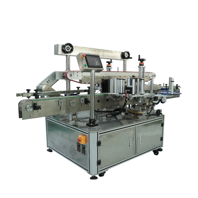 DOVOLL SLM-N Full Automatic Labeling Machine for Flat Bottles with Double Sides Stickers