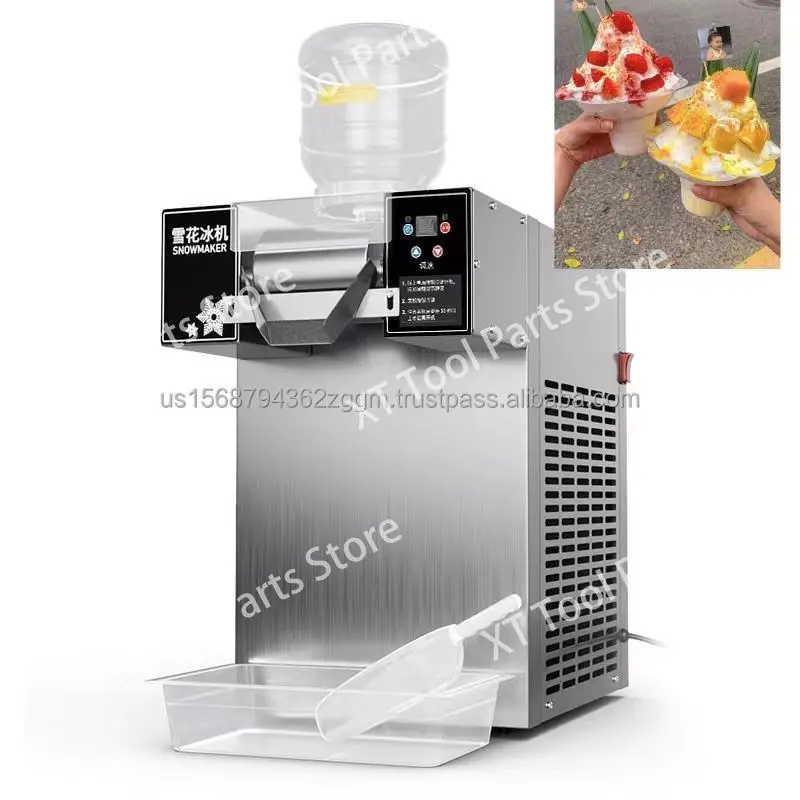 Hot-selling digital ice Su snow flake ice machine ice Su block snow cone machine snow cream machine