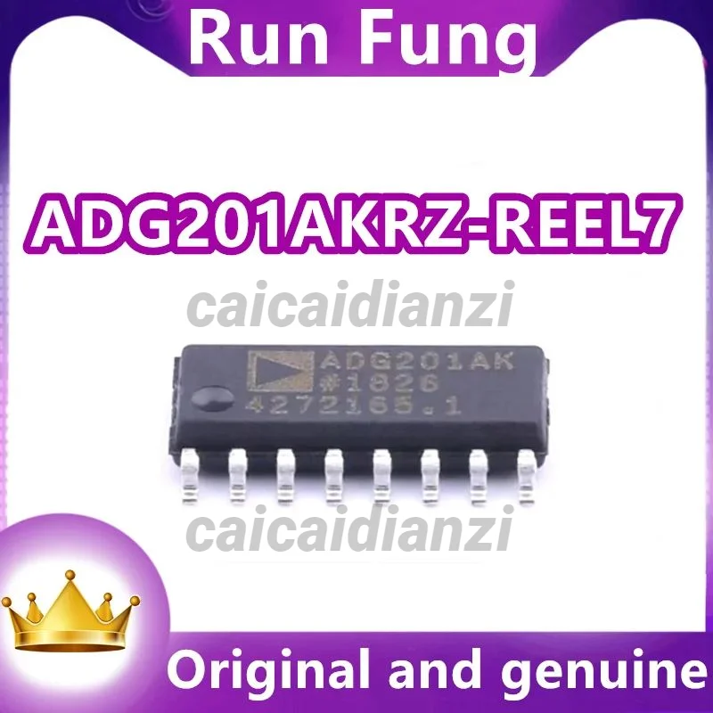 5Pcs/Lot  New Original  ADG201AKRZ-REEL7  ADG201AKRZ  4 Circuit IC Switch 1:1 90Ohm 16-SOIC