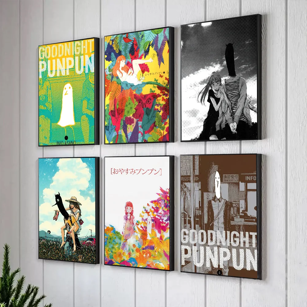 Goodnight punpun Poster Prints Artwork festival Bedroom Club living room Home Deco