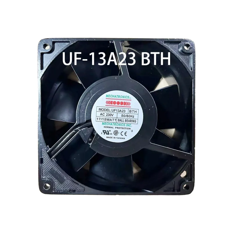 Z  New in box FULLTECH axial Case cooling fan UF-13A23 BTH 230VAC 127*38mm 17/15W