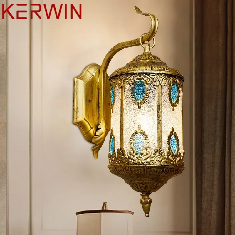 KERWIN Mediterranean Bohemian Style Wall Lamp Interior Creative Light Sconce LED Decor for Home Bedroom