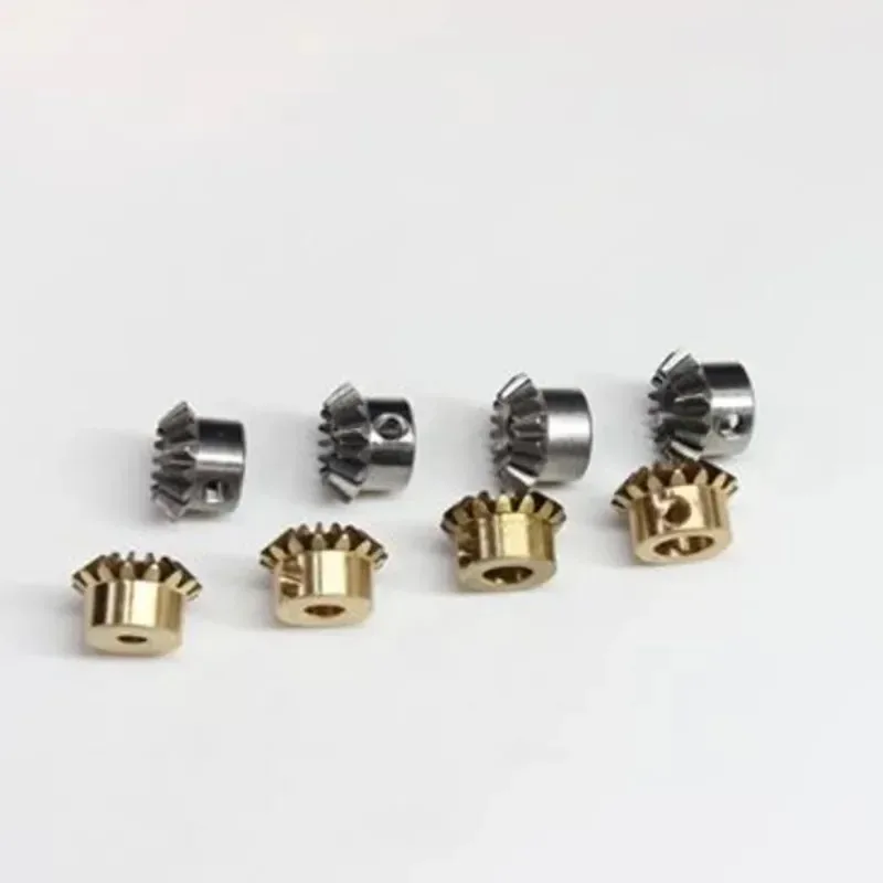 1set 0.5M 1:1 0.5M20T 90 Degree Transmission Steel Brass Copper Bevel Gear view 5