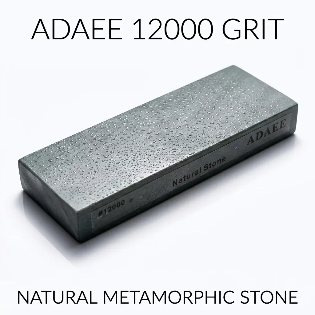 ADAEE Professional 12000# Natural Whetstone Large Size 200*75*29mm Sharpening Stone Ultra Fine Finishing Stone for Kitchen Knife