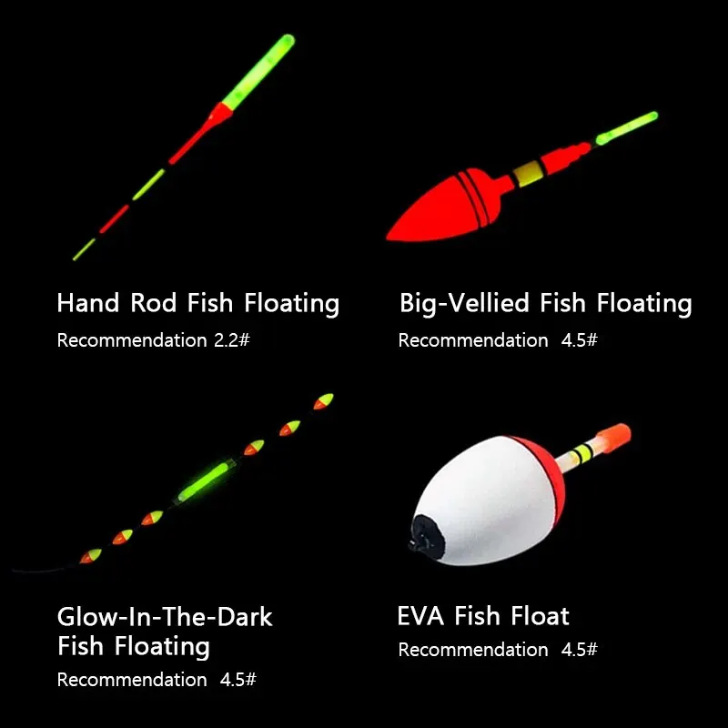 Light Night Fishing Float 2.2/4.5mm Dark Glow Stick 100PCS/Lot Rod Lights Useful Fishing Fluorescent Lightstick Fishing Tackle