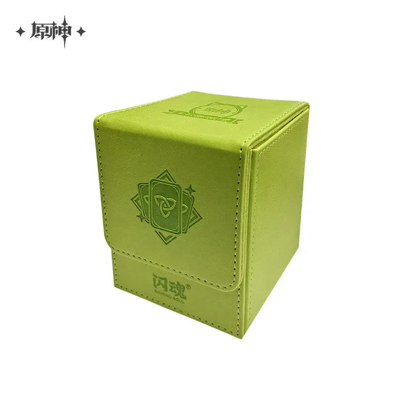 [Genuine] miHoYo Game Genshin Impact Genius Invokation TCG Battle Card Box Anime Prop Doujin Cartoon Accessory Cosplay Xmas Gift - Image 4