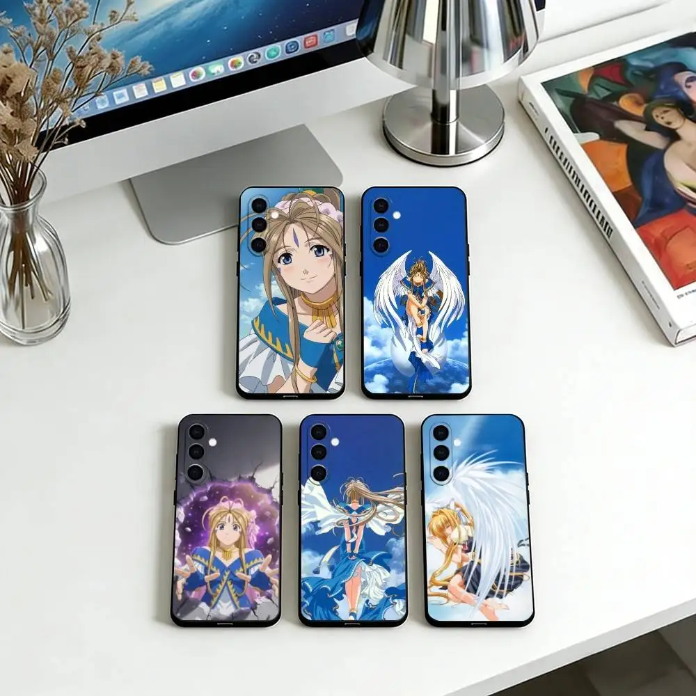 Ah My Goddess Phone Case Soft black For Samsung Galaxy A73,A72,A71,A70,A53,A52,A51