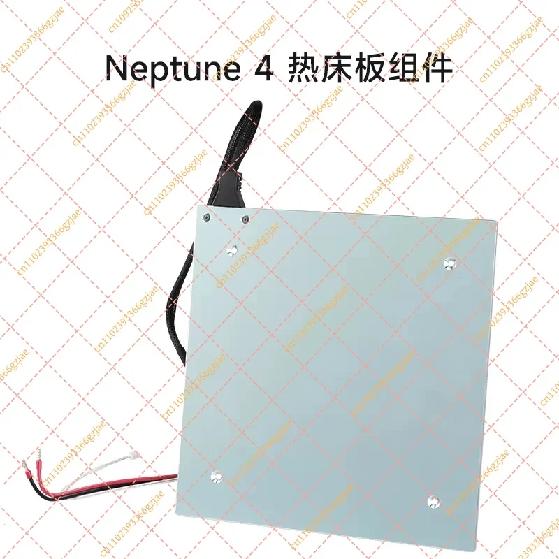 Original Neptune 4 Hotbed Kit 50W 24V 235X235MM Heatbed Cable With PEI Printing Platform For ELEGOO Neptune 4 3D Printer Parts