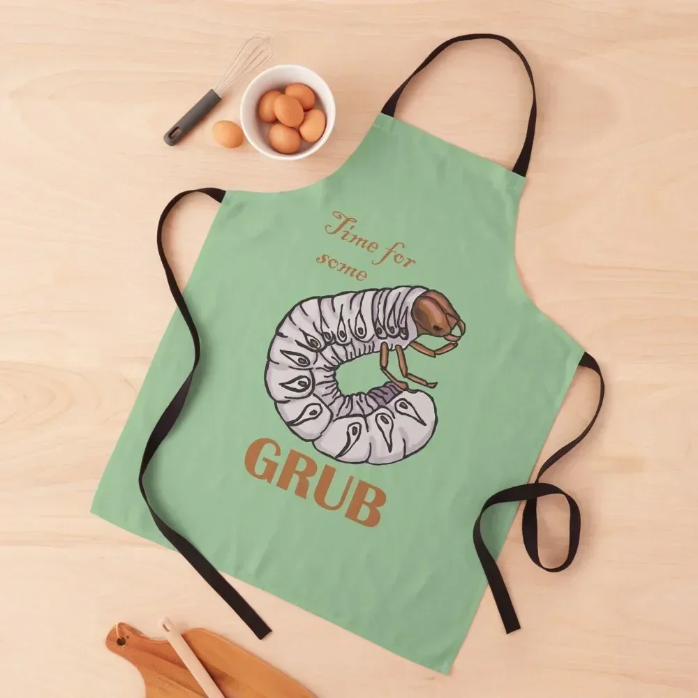 

Time for some grub Apron For Man japanese style Custom Dress Apron