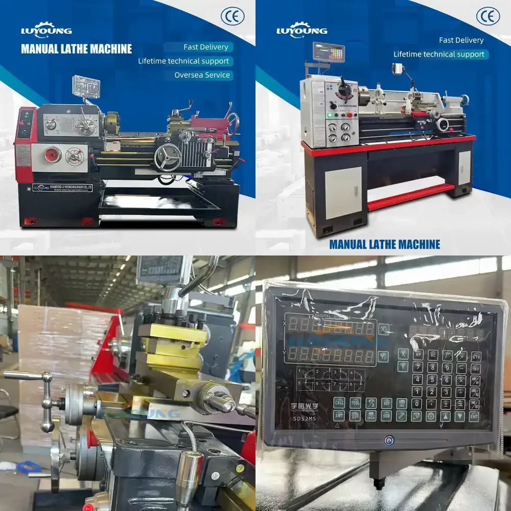 March EXpo Manual Lathe Machine 1000 mm for Metal Cd6241 750 1000mm Gap Bed Lathe Machining Manual Metal Lathe