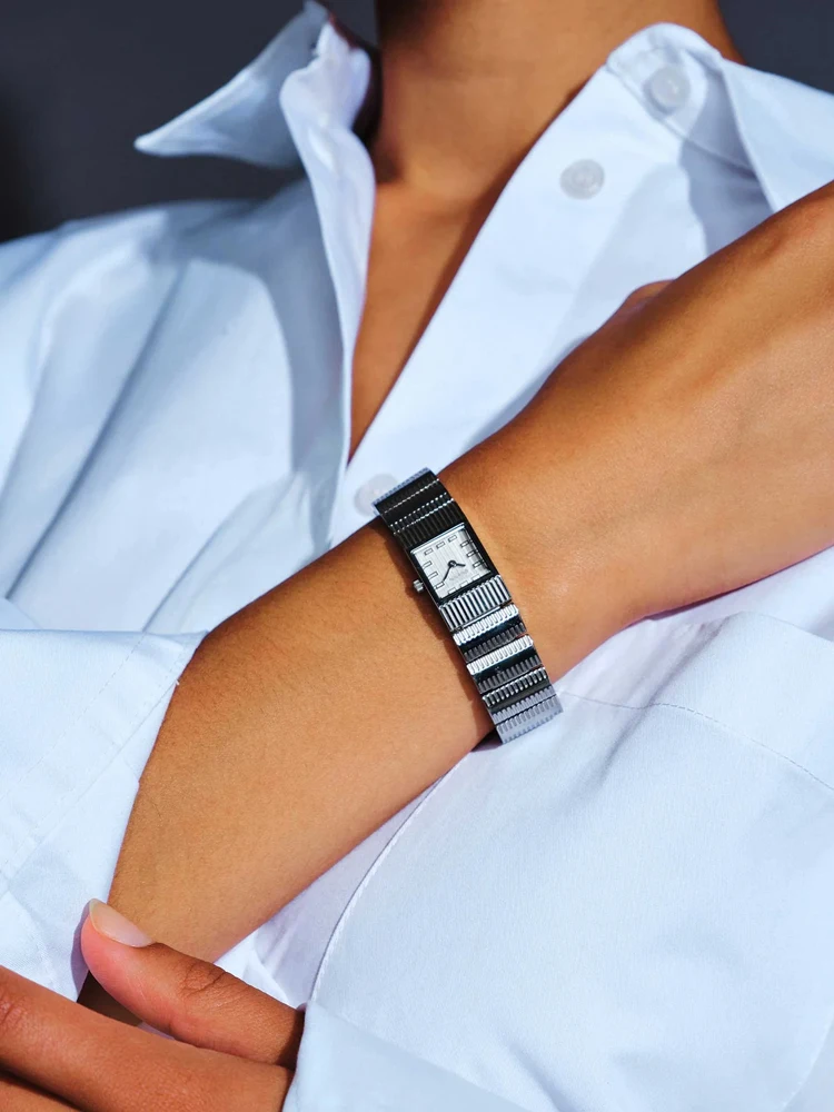 Elegant Retro Small Square Watch Niche Light Luxury Fashion Simple Personalized Watch Couple Watch Women