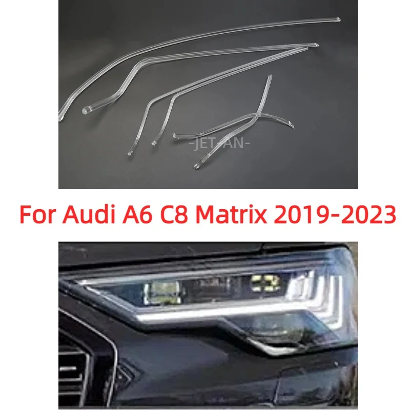 

Daytime Running Lights DRL Light GuideStrip For Audi A6 C8 Matrix HeadlightsAngel Eyes White Light 2019-2023