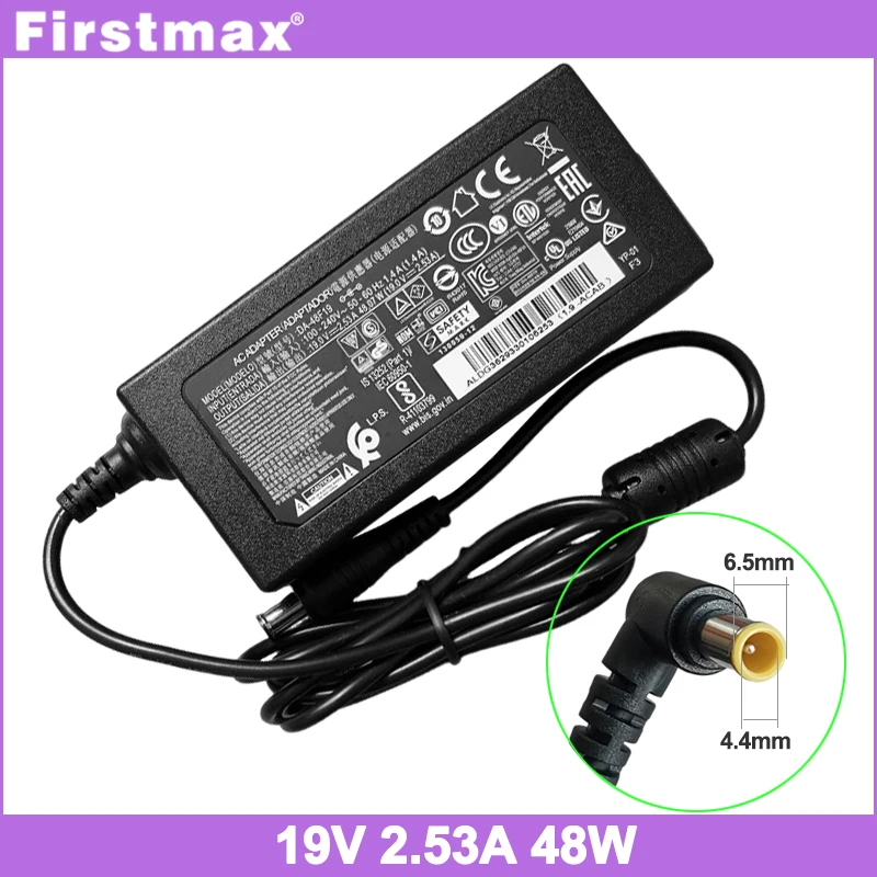 19V 48W Power Supply for LG 29UB65D 29UM65 29LB4510 29LN4510 32MB25VQ 32LF5800 DA-48F19 LCAP35 LCAP45 TV Monitor AC Adapter