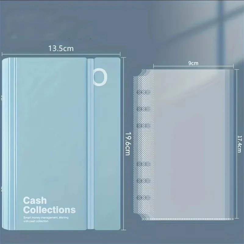 Hard Shell PP Banknote Storage Book Large Capacity Cash Storage Book Wallet Commemorative Coin Collection Book Protect Cove