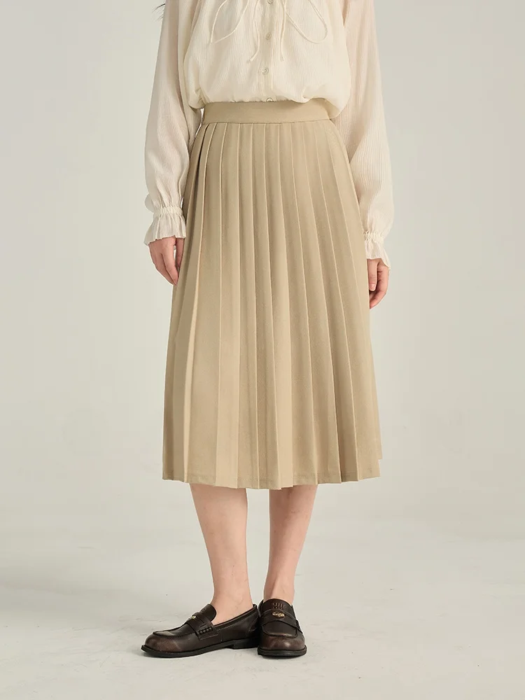 

Gansen High Waist Midi Skirt Women's Design Sensation Small ence Hip Conceal Slimming f-length Skirt Polyester Fiber