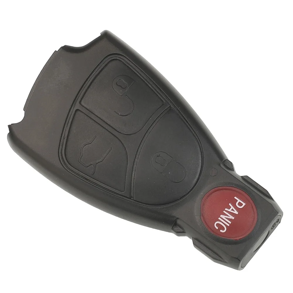jingyuqin Replacements Fob Remote Key Fob Case Cover For Mercedes Benz B C E ML S CLK CL 3 Buttons 2B 4BT