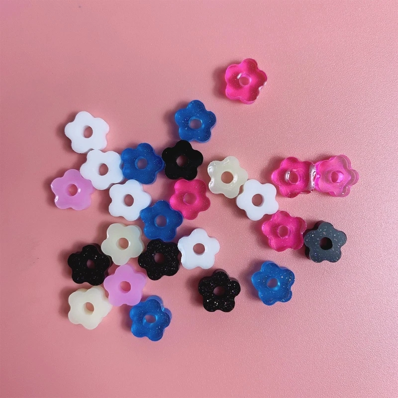Mini Flower Silicone Mold Hollow Epoxy Shaker Fillings Silicone Molds Epoxy Resin Filler Mold for Quicksand Resin Molds