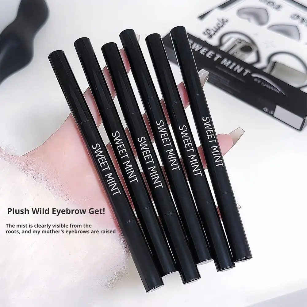 Double-ended Wenkbrauwpotlood Waterdicht Wenkbrauw Cosmetica Brow Eye Tattoo Make-Up Lange Pen Potlood Wenkbrauw Blijvende B2R0