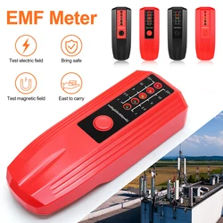 Portable Electromagnetic Radiation Detector Handheld Gauss Meter Durable Radiation Tester for Abnormal Wave Research EMF Testing