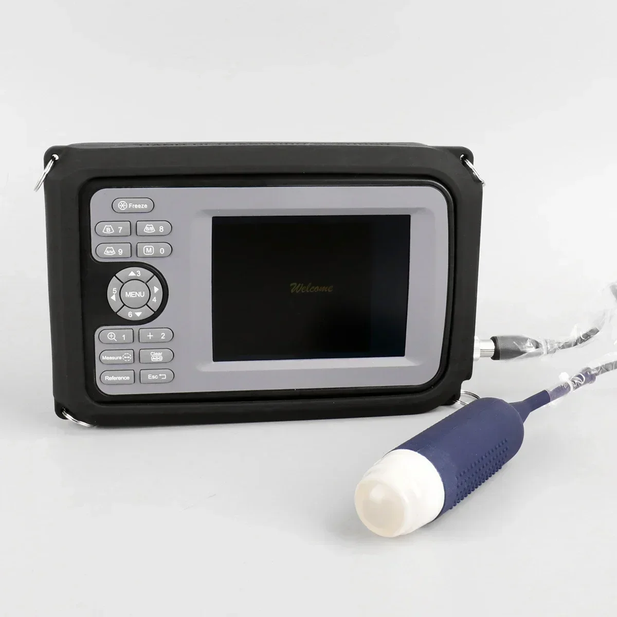 Hot sal5.5 Inch High Resolution Veterinary Black White Ultrasound Machine B B+BB+M M Handheld High Quality TFT LCD Metal Plastic