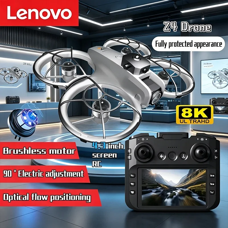 

Lenovo Z4 4K Professional Drone WIFI 5G Long Life Brushless Motor Obstacle Avoidance Altitude Hold Headless RC Quadcopter Toy