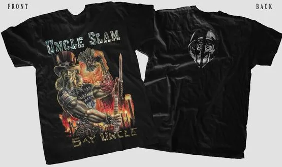 New D T G prited T-shirt - UNCLE SLAM - Say Uncle - tee size S,M,L,XL,2-3-4-5xl