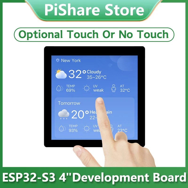 ESP32 S3 Development Board 4inch LCD 80x480 TouchScreen Display TVBOX LVGL HMI Sensor CAN RS485