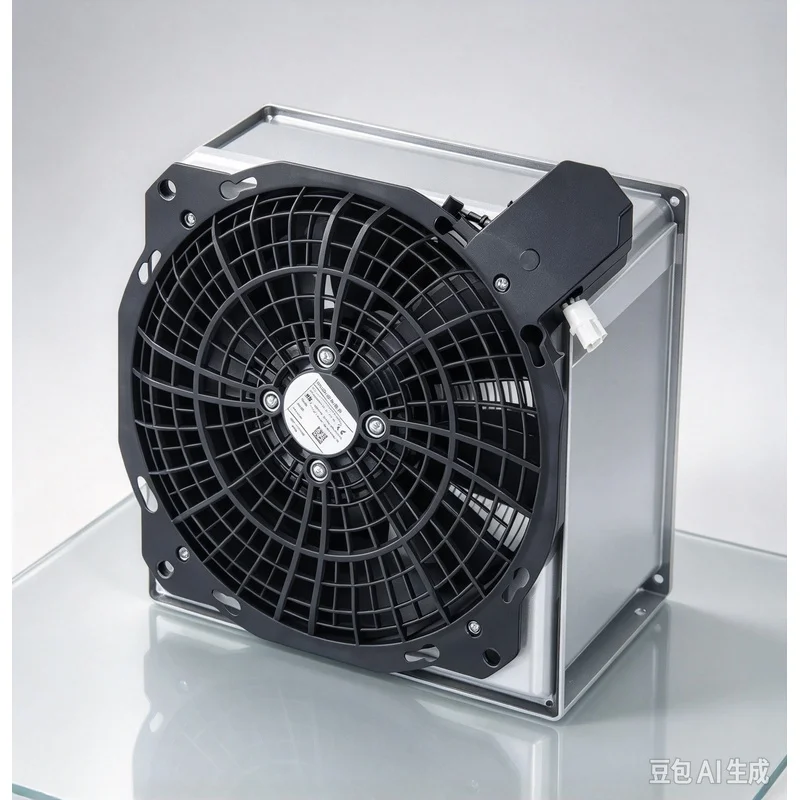 Axial Cooling Fan K2E200-AH20-05 200MM 230VAC 70W Square Filter Fans for Cabinet
