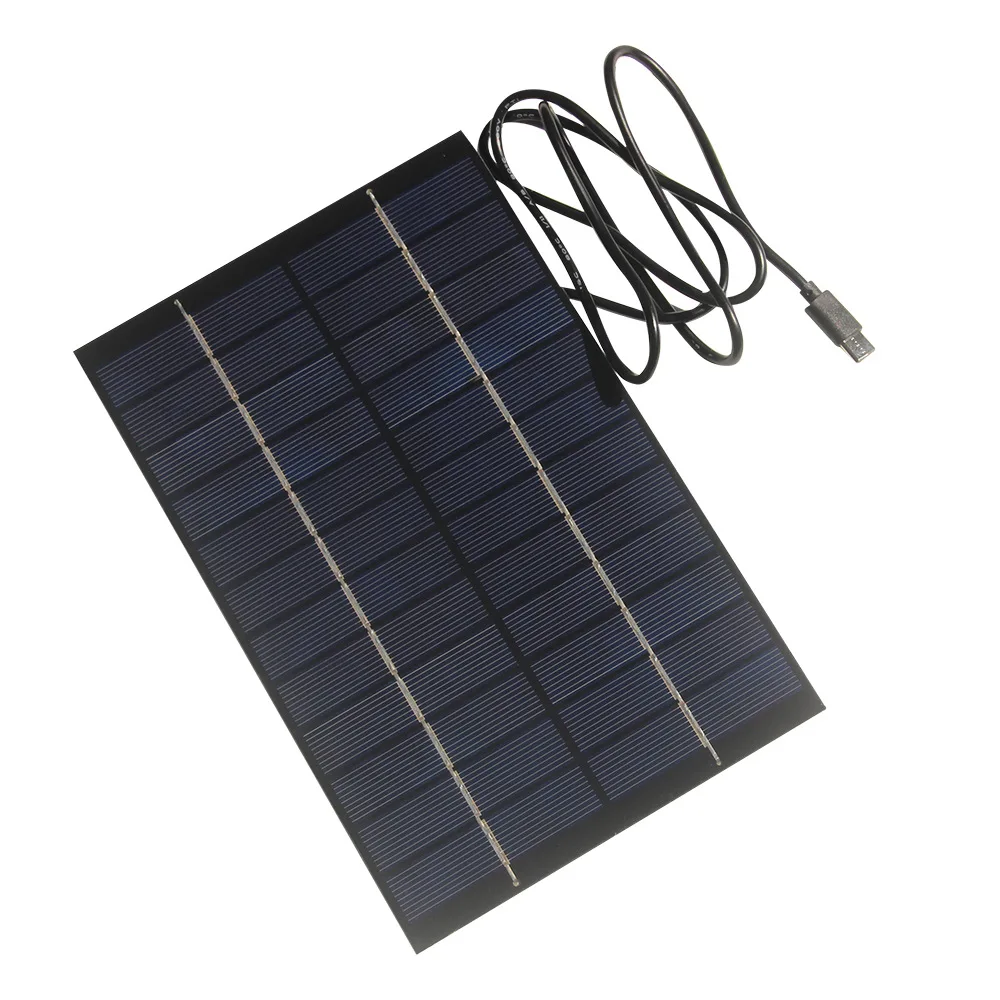 

Solar Panel 4.2W 12V with Type-C Port Solar Charger for Outdoor Video Surveillance Lighting Power Bank Phone Camera 200*130MM