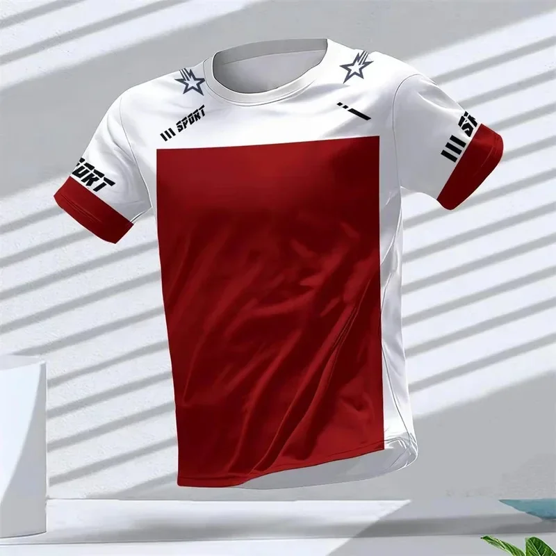 2026 Sommer 3D-gedrucktes, schnelltrocknendes, atmungsaktives Sport-T-Shirt für Herren und Damen – Outdoor, Streetwear, Freizeit, Team, Fitness, Eltern-Kind-Kleidung – Detail 7
