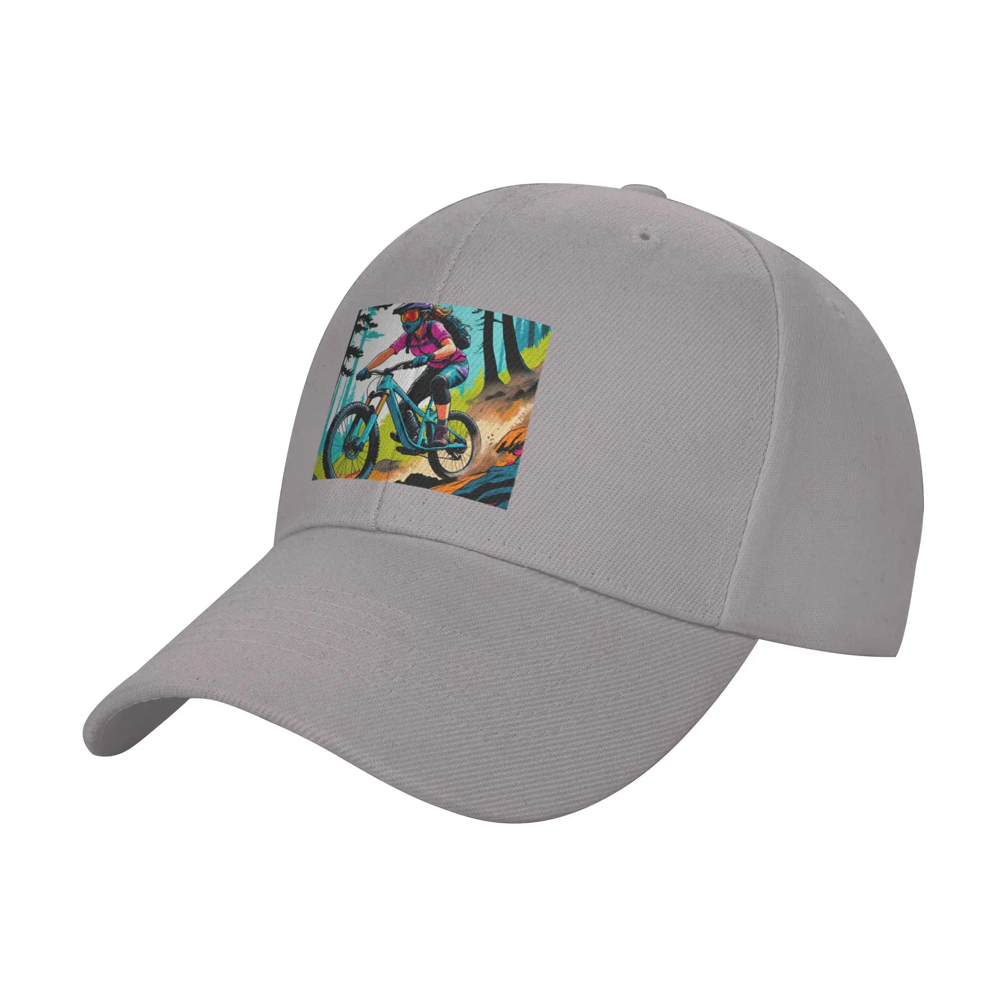 Hot Sale Ride the Rush  Thrilling MTB Adventures Await Baseball Cap Trendy Visor  Street Fashion Visor