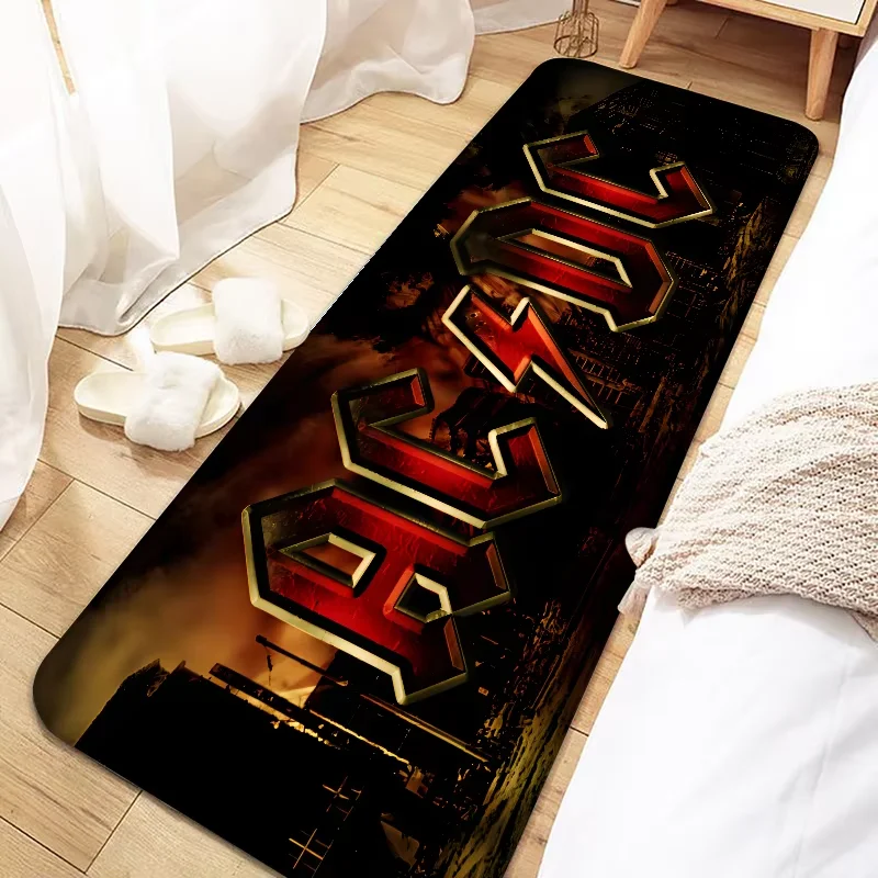 Rock Band ACDC Door Mat Entrance Non-slip Doormat Washable Kitchen Carpet Living Room Hallway Rugs Bathroom Bath Door Mats